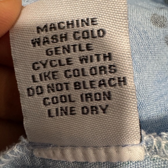 Habitat Light Blue Floral Blouse - Picture 9 of 9